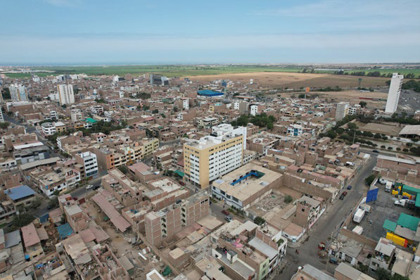 Vista aérea de Trujillo